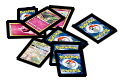 Pile of cards on the floor, click to see my fairy card collection sheets.