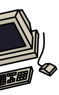 Computer on the desk